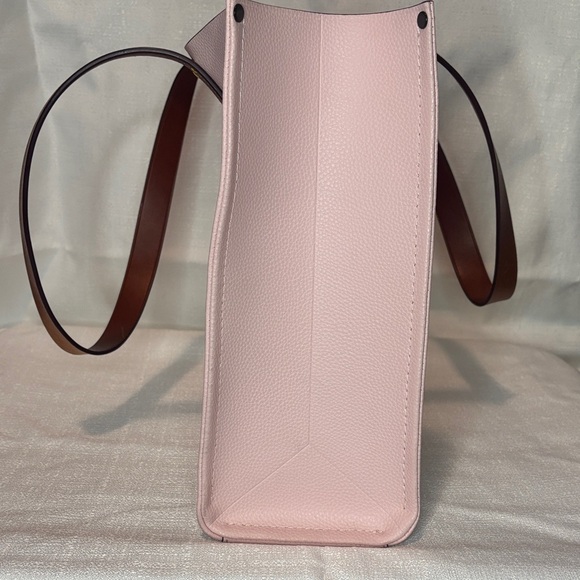 Coach Light Pink Leather Tote - Picture 5 of 9